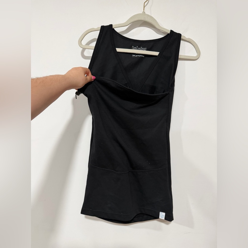 Lalabu Soothe Tank Sleeveless Baby Wearing Shirt Black Size Medium - Picture 5 of 5